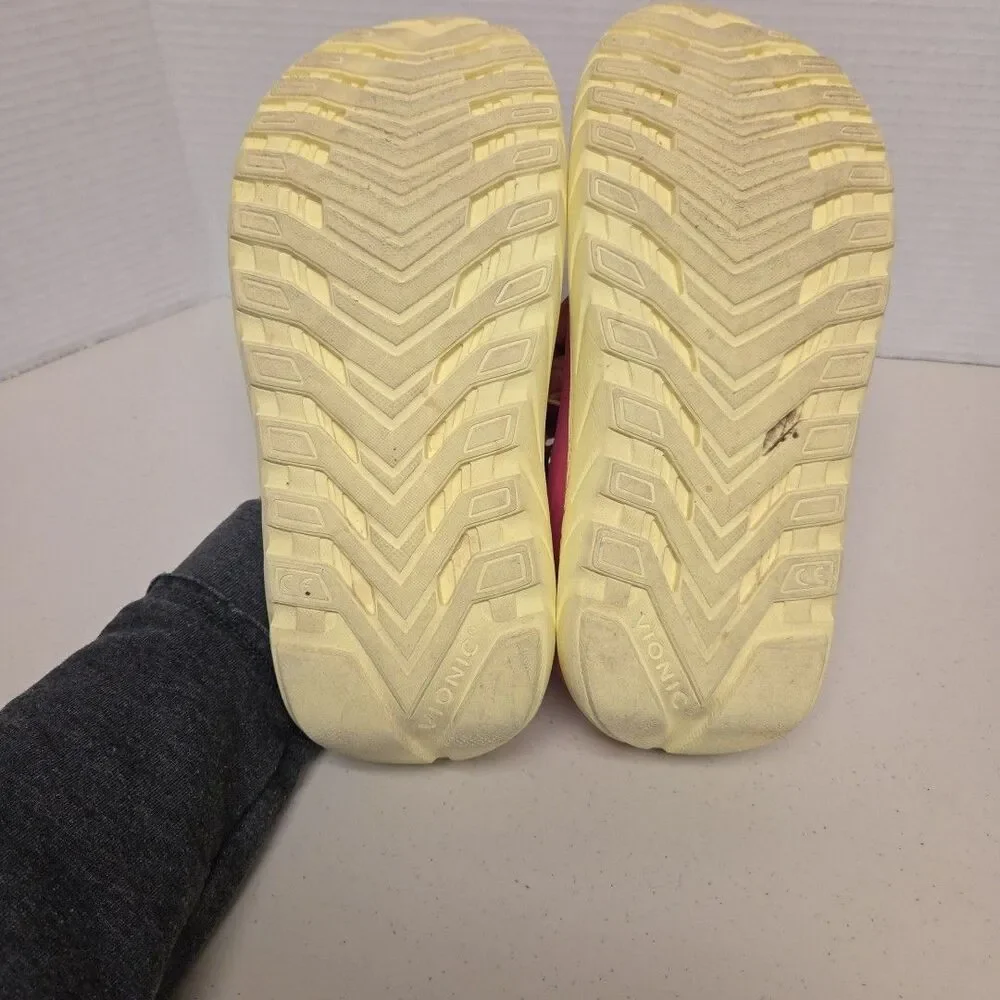 Vionic Sandals Womens Size 8 Pink Open Toe Thong Flip Flop Restore Summer